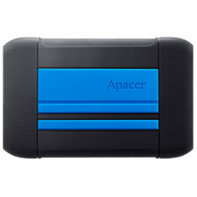 Зовнішній жорсткий диск для комп'ютерного Apacer AC633 1TB USB 3.1 Blue (TS15112)