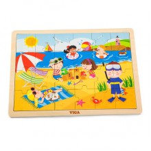 Дерев'яний пазл Viga Toys Пори року: літо, 24 ел. (FA12 - 806)