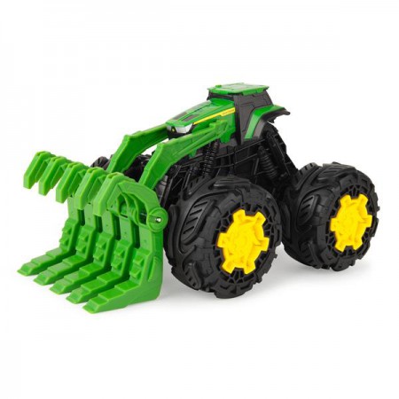 Іграшковий трактор John Deere Kids Monster Treads з ковшем та великими колесами (FA12 - 562)