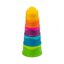 Пірамідка тактильна Чашки Fat Brain Toys dimpl stack (FA12 - 1162)