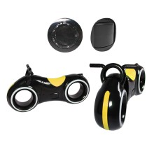 Біговел Black/Yellow Bluetooth LED-підсвічування KA12479