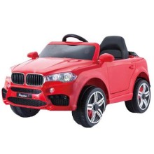 Електромобіль EVA RED Джип на Bluetooth 2.4G 2*6V4,5AH двигун 2*25W з MP3 KA12498