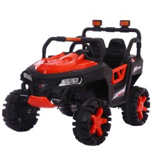 Електромобіль EVA RED Джип на Bluetooth 2.4G 2*6V4AH мотор 4*15W з MP3 KA12595