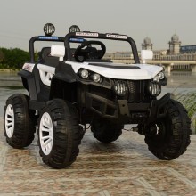 Електромобіль EVA WHITE Джип на Bluetooth 2.4G 12V7AH двигун 4*25W з MP3 KA12588