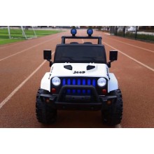 Електромобіль EVA WHITE Джип на Bluetooth 2.4G 12V7AH мотор 2*15W з MP3 KA12619