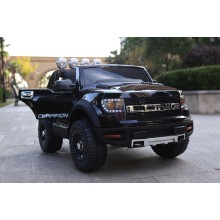 Електромобіль EVA BLACK Джип на Bluetooth 2.4G Р/В 12V7AH мотор 2*30W з MP3 KA12396