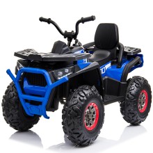 Електромобіль EVA BLUE Квадроцикл 12V7AH двигун 2*35W з MP3 KA12484