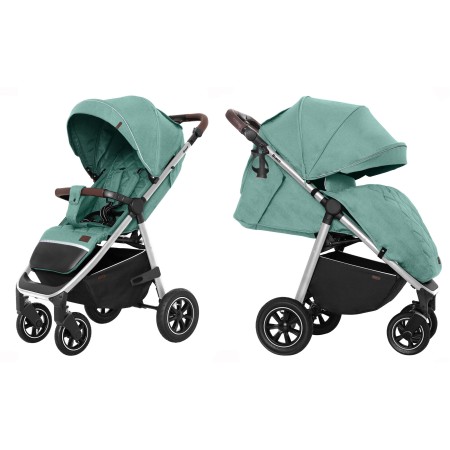 Прогулянкова коляска CARRELLO Bravo Basil Green + дощовик KA12577