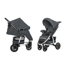 Прогулянкова коляска CARRELLO Vista Steel Gray + дощовик KA12703