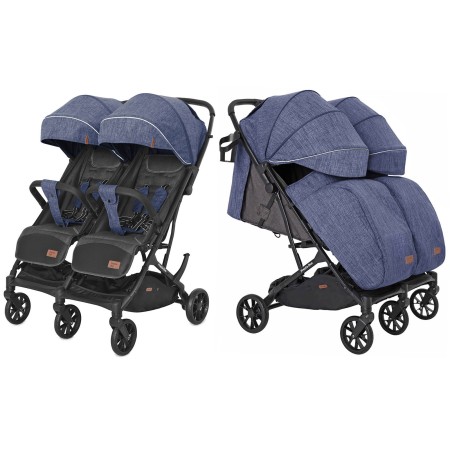 Прогулянкова коляска CARRELLO Presto Duo Oxford Blue + дощовик KA12504