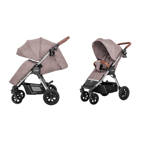 Прогулянкова коляска CARRELLO Supra Bisquit Beige + дощовик KA12365