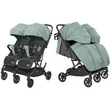 Прогулянкова коляска CARRELLO Presto Duo Tea Green + дощовик KA12622