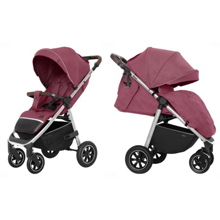 Прогулянкова коляска CARRELLO Bravo Chili Red + дощовик KA12552