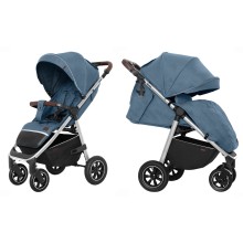 Прогулянкова коляска CARRELLO Bravo Pacific Blue + дощовик KA12650
