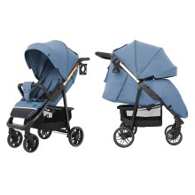 Прогулянкова коляска CARRELLO Echo Azure Blue дощовик, москітна сітка KA12721