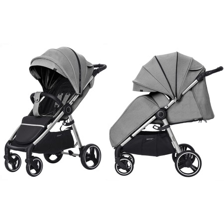 Прогулянкова коляска CARRELLO Pulse Pearl Grey + дощовик KA12684