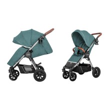 Прогулянкова коляска CARRELLO Supra Aqua Green + дощовик KA12623