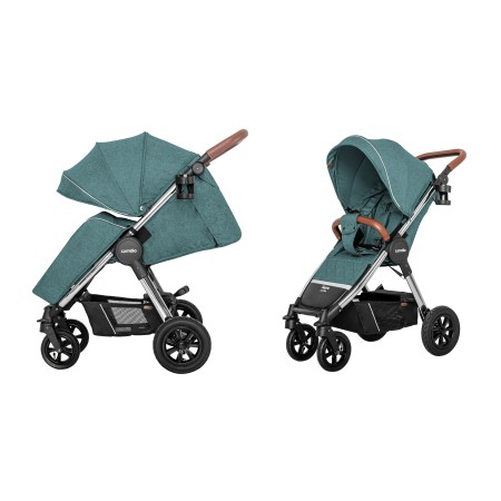 Прогулянкова коляска CARRELLO Supra Aqua Green + дощовик KA12623