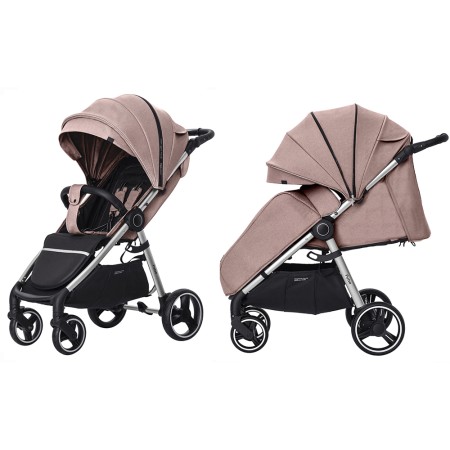 Прогулянкова коляска CARRELLO Pulse Evening Beige + дощовик KA12378