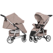 Прогулянкова коляска CARRELLO Vista Stone Beige + дощовик KA12381
