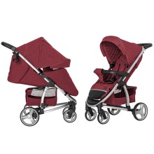 Прогулянковий візочок CARRELLO Vista Ruby Red + дощовик KA12563