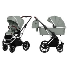 Коляска універсальна CARRELLO Aurora (2 в 1) Tea Green + дощовик KA12417