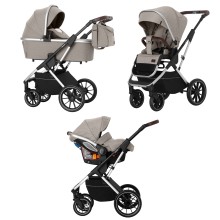 Візок універсальний CARRELLO Aurora (3 в 1) Almond Beige KA12489