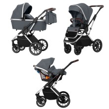 Візок універсальний CARRELLO Aurora (3 в 1) Iron Grey KA12606