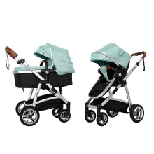 Коляска універсальна CARRELLO Fortuna Hawaii Blue 2в1 з матрацом + дощовик KA12389