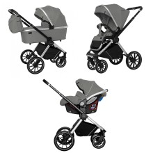 Візок універсальний CARRELLO Optima (3 в 1) Mirror Grey KA12393