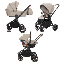 Візок універсальний CARRELLO Epica (3 в 1) Almond Beige + дощовик KA12553
