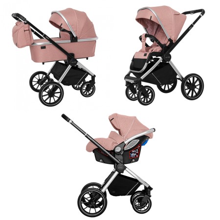 Візок універсальний CARRELLO Optima (3 в 1) Hot Pink KA12725