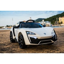 Електромобіль EVA WHITE Легковик на Bluetooth 2.4G 12V7AH мотор 2*35W з MP3 KA12666
