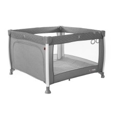 Манеж CARRELLO Cubo Silver Grey KA12386