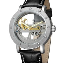 Жіночий механічний годинник Forsining Air Silver II