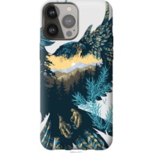 Чохол на iPhone 13 Pro Max Арт-Орел на тлі природи