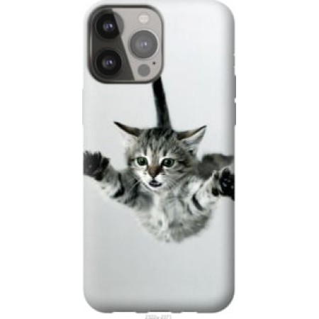 Чохол на iPhone 13 Pro Max Кошеня, що летить