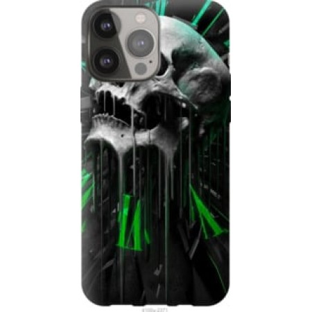 Чохол на iPhone 13 Pro Max Арт Череп-годинник