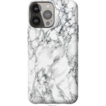 Чохол на iPhone 13 Pro Max Мармур білий