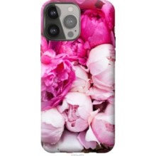 Чохол на iPhone 13 Pro Max Рожеві півонії