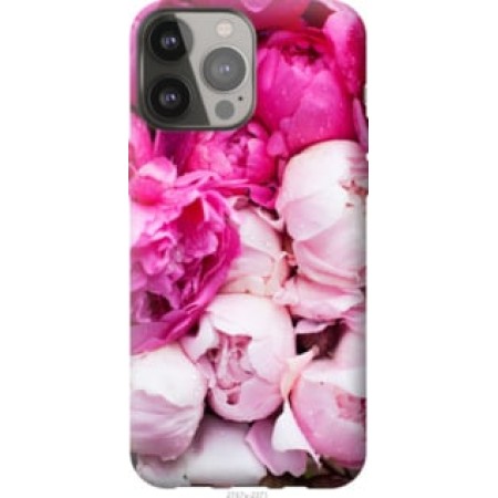 Чохол на iPhone 13 Pro Max Рожеві півонії