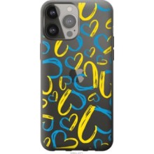 Чохол на iPhone 13 Pro Max Серця UA