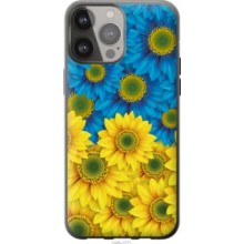 Чохол на iPhone 13 Pro Max Жовто-блакитні квіти