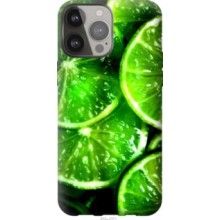 Чохол на iPhone 13 Pro Max Зелені часточки лимона