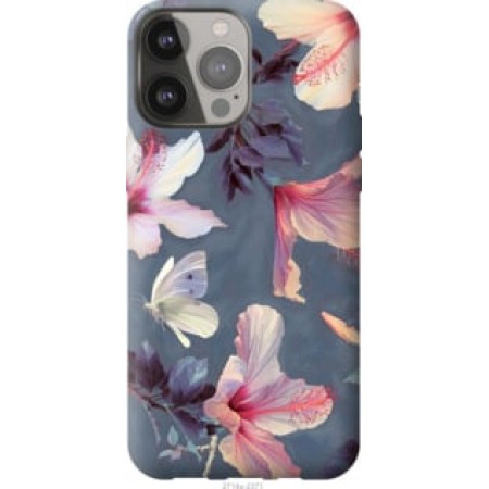 Чохол на iPhone 13 Pro Max Намальовані квіти