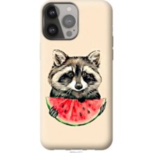Чохол на iPhone 13 Pro Max Енотик з кавуном