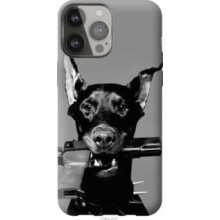 Чохол на iPhone 13 Pro Max Доберман
